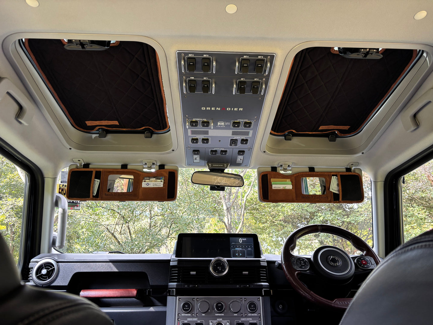 INEOS Grenadier Sun Visor Covers