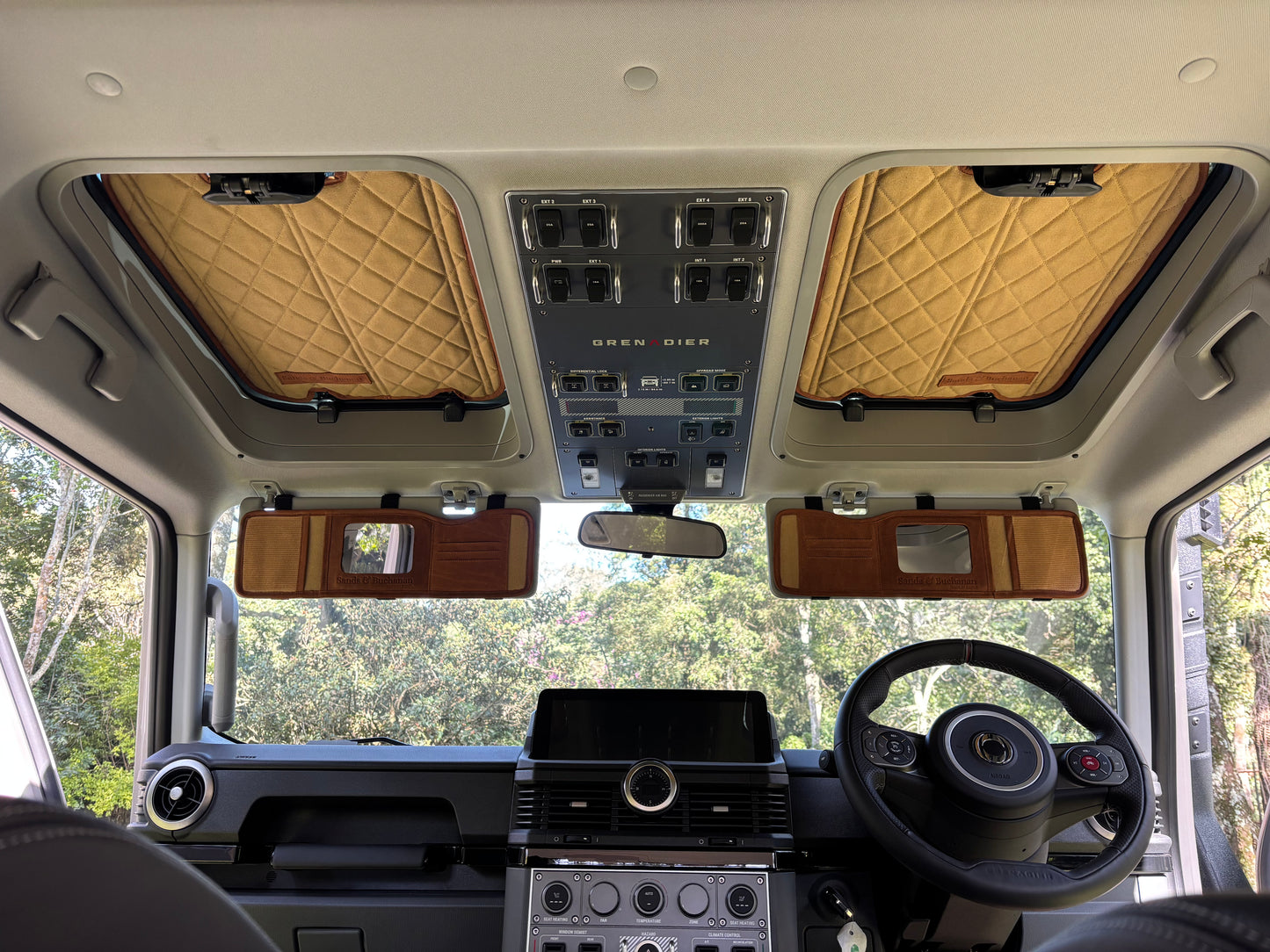 INEOS Grenadier Sun Visor Covers